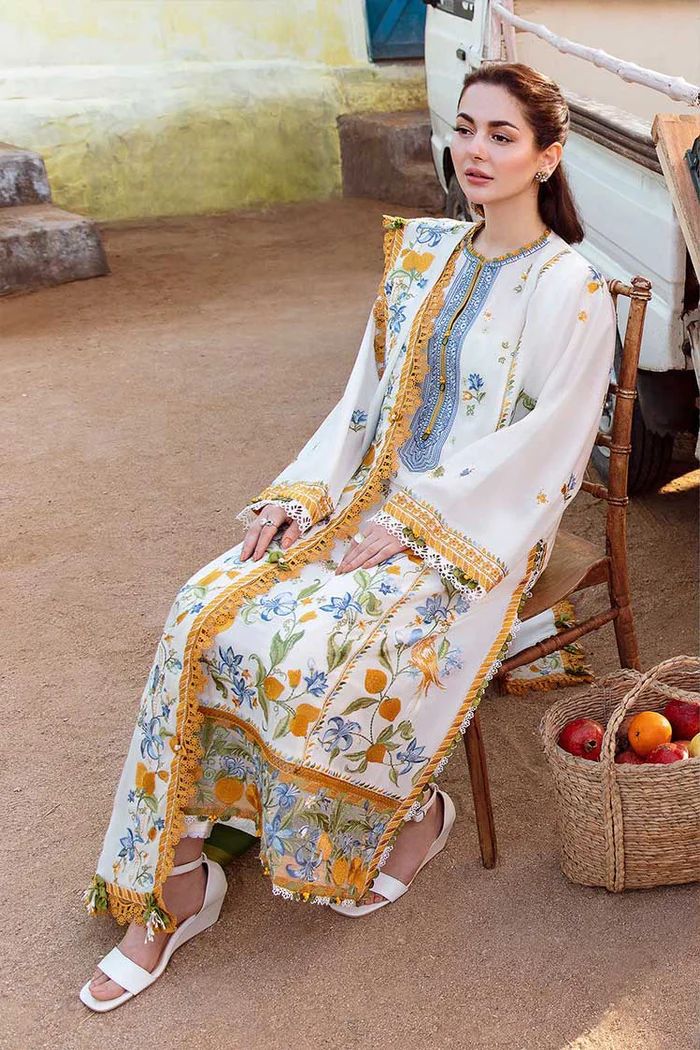 Fine Quality Lawn with Chiffon Emb Dopatta