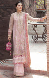 BRAND:AFROZEH organza embroidered luxury unstiched 3pc