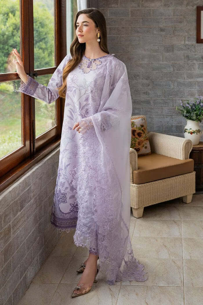 BRAND:MUSHQ lawn printed embroidered patch-work unstitced 3pc