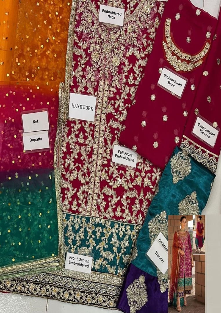 Brand: Zainab Chottani luxury unstitched 3pc