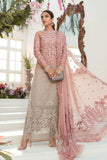 BRAND:MARIA.B chiffon embroidered & 3d working luxury unstiched 3pc
