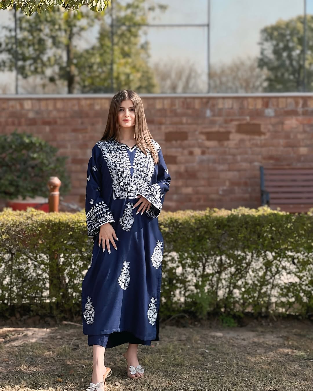 DAZZEL EMB LONG LENGHT 2pc Stiched Suit