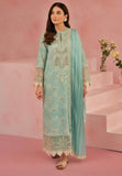 BRAND:AFROZEH chikankari lawn embroidered patch work unstitced 3pc