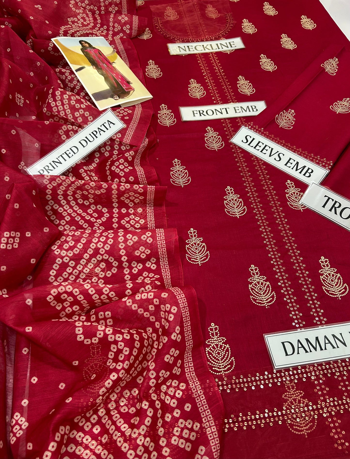NEW ARRIVAL'S SUMMER LAWN COLLECTION 2025 BRAND NAME CROSS STICH
