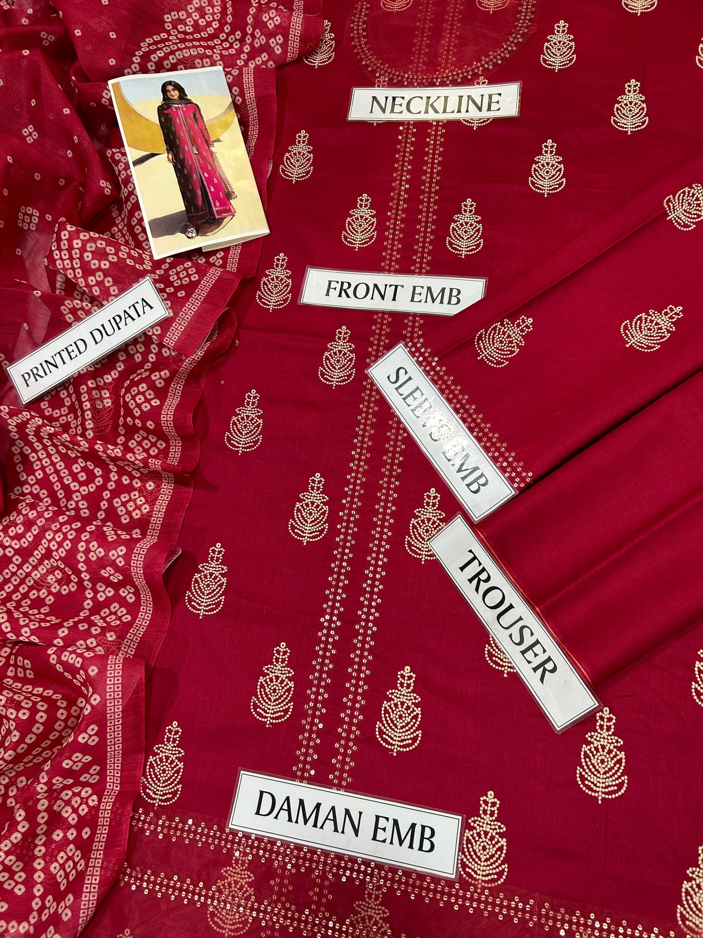 NEW ARRIVAL'S SUMMER LAWN COLLECTION 2025 BRAND NAME CROSS STICH