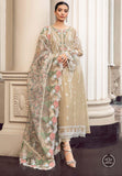 BRAND:MARIA.B chiffion embroidered adda work formal wear unstitched 3pc