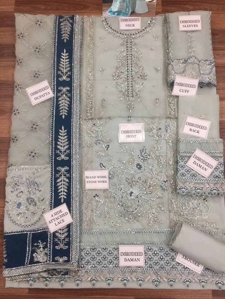 Brand :AFROZEH BRIDAL COLLECTION 3PC