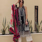 *SAIRA RIZWAN* chikankari luxury cotton embroidered unstitced 3pc