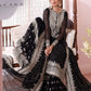 BRAND:ASIM JOFA chiffon embroidered & sequence luxury patch work unstitced 3pc✓