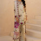 BRAND:IZNIIK lawn:Chikankari embriodered luxury unstiched 3pc