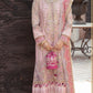 BRAND:AFROZEH organza embroidered luxury unstiched 3pc