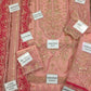 BRAND:AFROZEH organza embroidered luxury unstiched 3pc