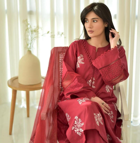 SUMMER STICHED 2PC SUIT
