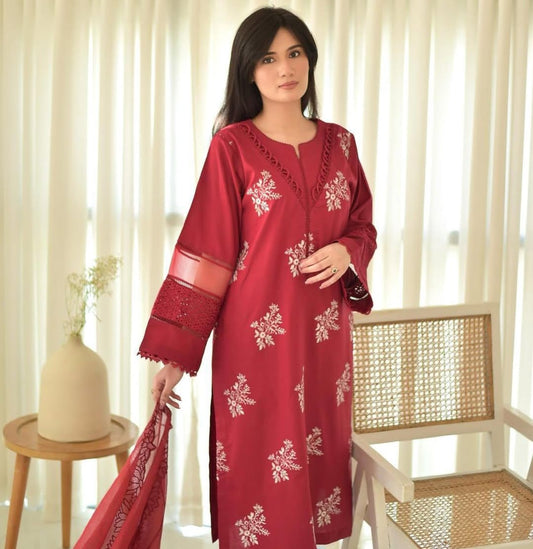 SUMMER STICHED 2PC SUIT