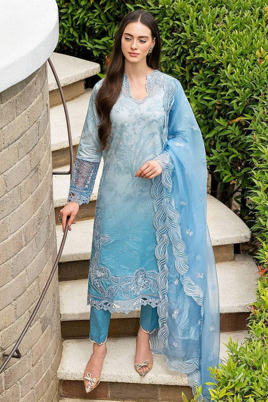 BRAND:MUSHQ lawn embriodered patch work unstitced 3pc