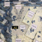 BRAND:IZNIK lawn chikankari embriodered luxury patch work unstitced 3pc