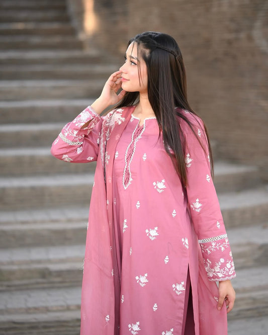 NAZNEEN EMBROIDERY 3PC SUMMER COLLECTION