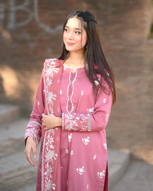 NAZNEEN EMBROIDERY 3PC SUMMER COLLECTION