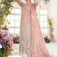 BRAND:MARIA.B chiffon embroidered & 3d working luxury unstiched 3pc