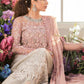BRAND:MARIA.B chiffon embroidered & 3d working luxury unstiched 3pc