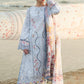 BRAND:QALAMQAR chikankari embriodered luxury cotton unstitced 3pc
