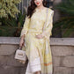 BRAND:BAROQUE lawn chikankari printed embriodered patch work unstitced 3pc