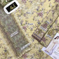 BRAND:BAROQUE lawn chikankari printed embriodered patch work unstitced 3pc
