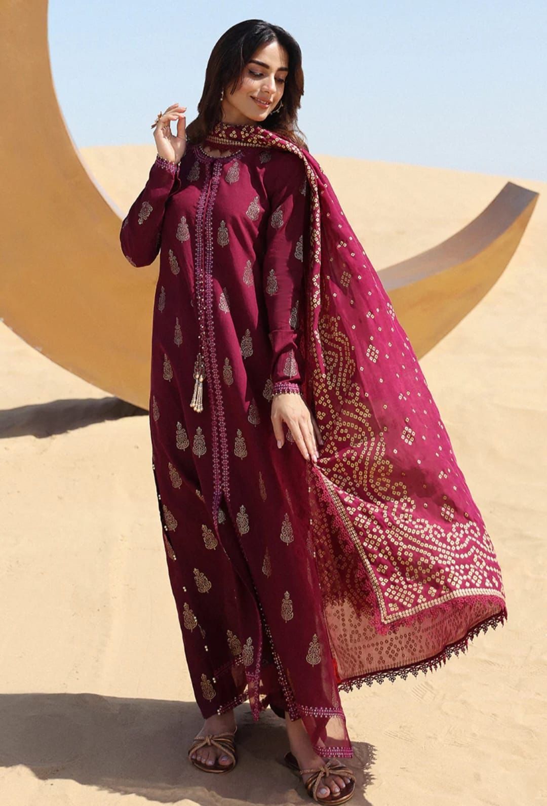 NEW ARRIVAL'S SUMMER LAWN COLLECTION 2025  BRAND NAME CROSS STICH
