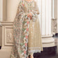 BRAND:MARIA.B chiffion embroidered adda work formal wear unstitched 3pc