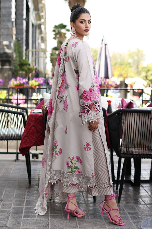 BRAND:ASIFA NABEEL shamooz silk embroidered  luxury unstitched 3pc