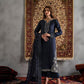 BRAMD:IZNIK shamooz silk embroidered hand embellished luxury unstitched 3pc✓