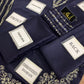 BRAMD:IZNIK shamooz silk embroidered hand embellished luxury unstitched 3pc✓