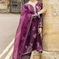 BRAND:MUSHQ organza embroidered hand embellished luxury unstitched 3pc✓